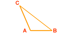 Figura: Triángulo obtusángulo